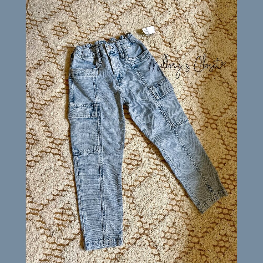 Gap Kids - High Rise Girlfriend Cargo Jeans